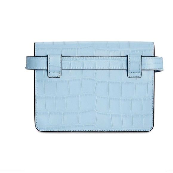 *NWOT* DKNY Whitney Leather Croc embossed Belt Bag - Picture 2 of 3